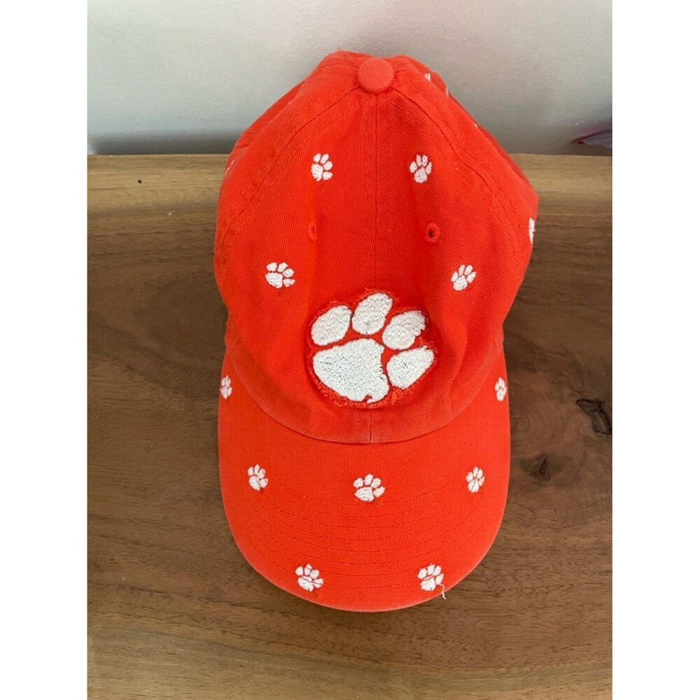 Clemson ‘47 women’s confetti clean-up cap adjustable baseball Hat Orange White